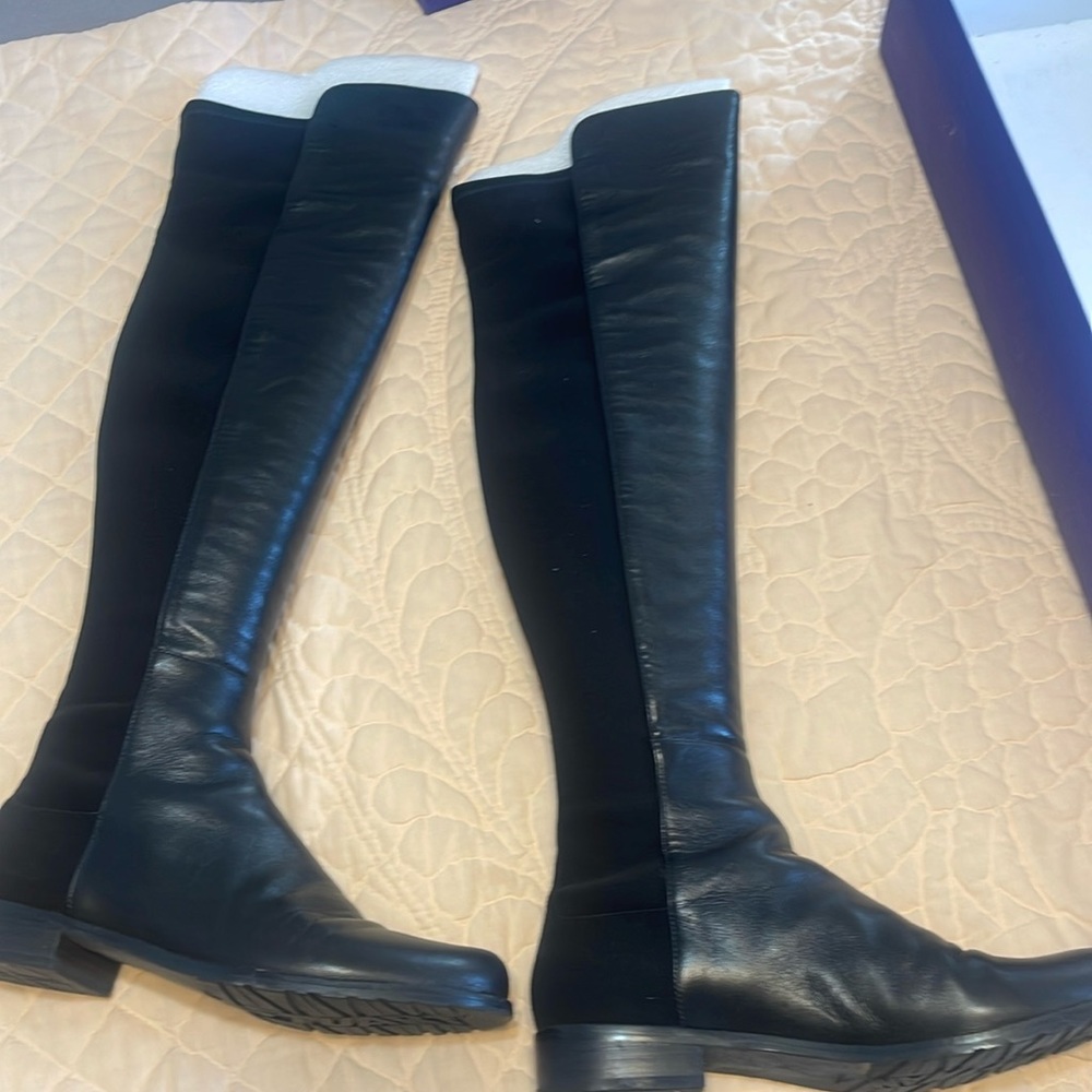Stuart Weitzman 50/50 Boot, black size 7